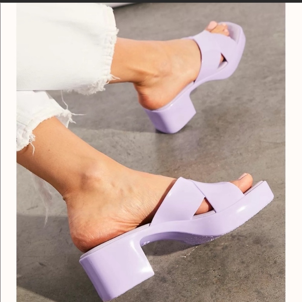 Jeffrey Campbell Lilac Purple Sandals 6 or 37